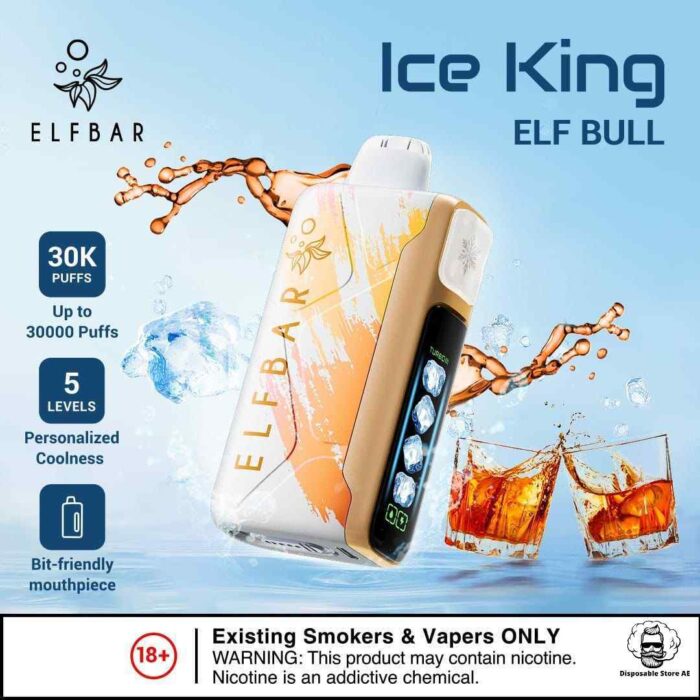 ELF BAR ICE KING 30000 PRICE IN DUBAI ELF BULL