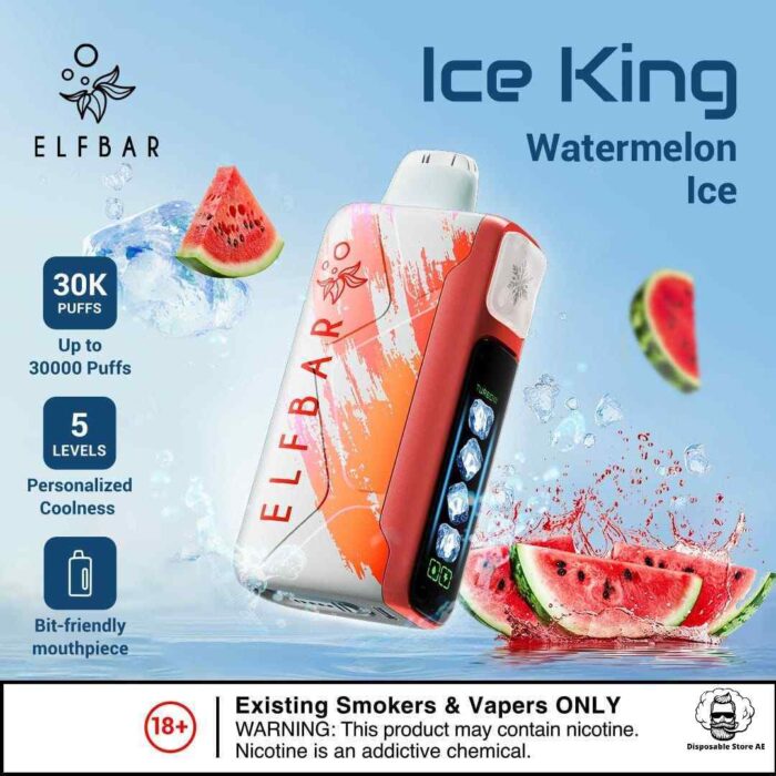 ELF BAR ICE KING 30000 PRICE IN DUBAI WATERMELON ICE