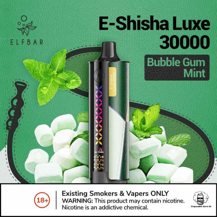 Elf bar shisha Luxe 30000 BUBBLE GUM MINT
