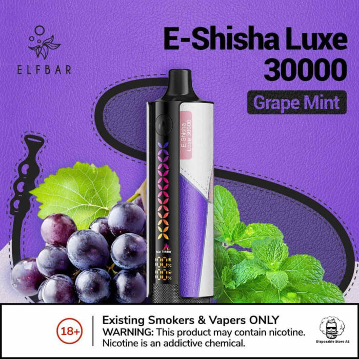 Elf bar shisha Luxe 30000 GRAPE MINT