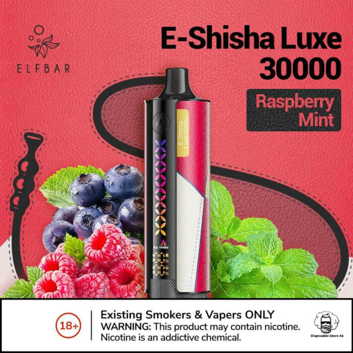 Elf bar shisha Luxe 30000 RASPBERRY MINT