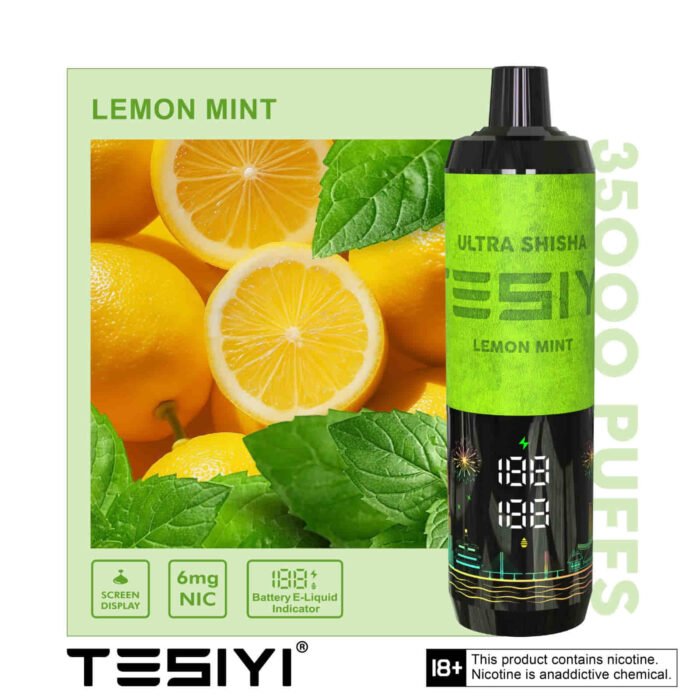 TESYI ULTRA SHISHA 35000 PUFFS LEMON MINT