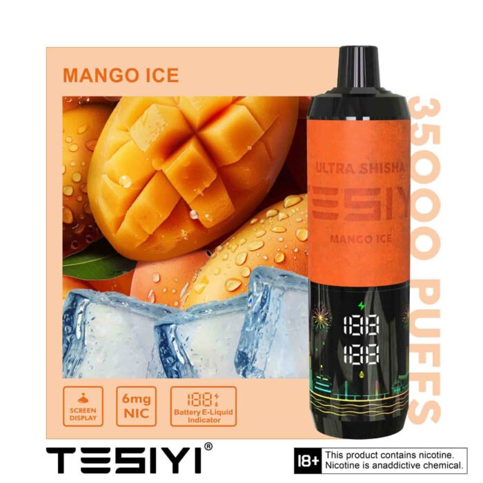TESYI ULTRA SHISHA 35000 PUFFS MANGO ICE
