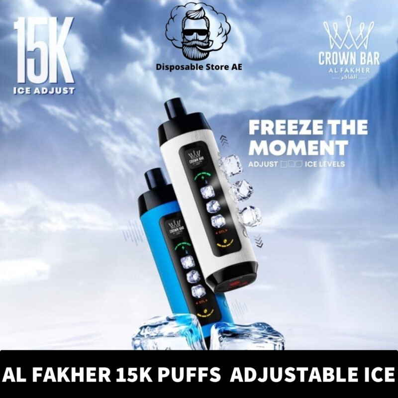 CROWN BAR Adjustable Ice Al Fakher 15000 Puffs Adjustable Ice