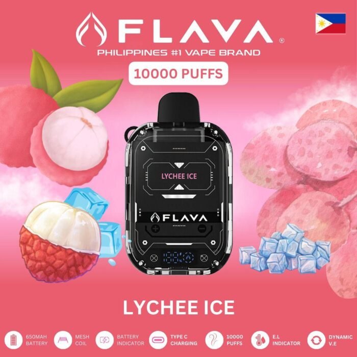 Flava Nimmbox 10000 Puffs LYCHEE ICE