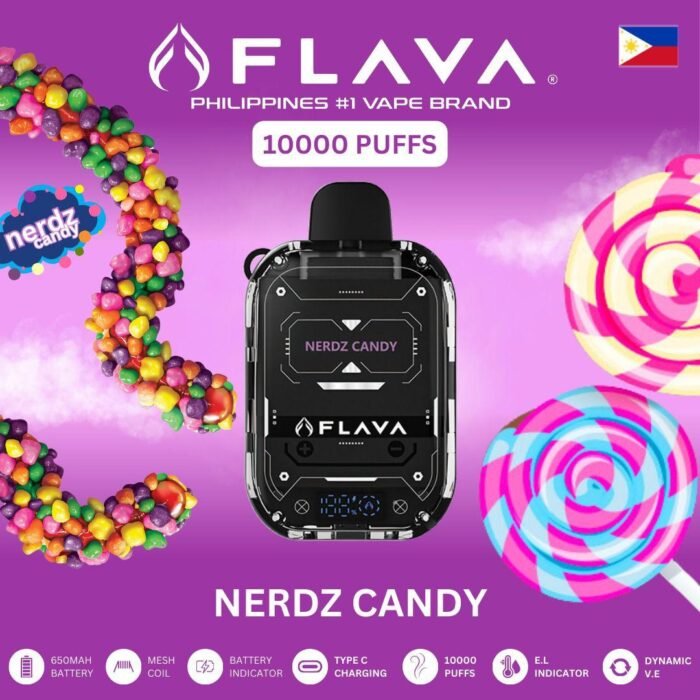 Flava Nimmbox 10000 Puffs NERDZ CANDY