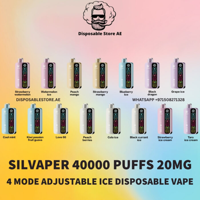 SILVAPER 40000 PUFFS DISPOSABLE VAPE