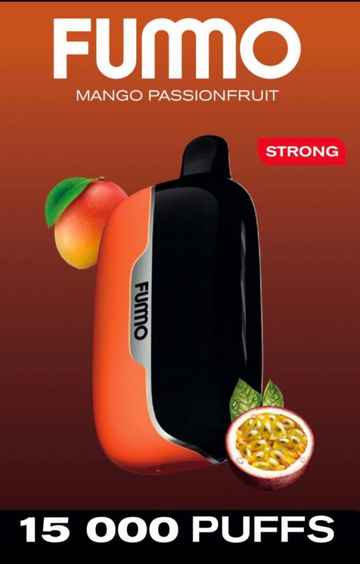 FUMMO POWER 15000 PUFFS MANGO PASSION FRUIT