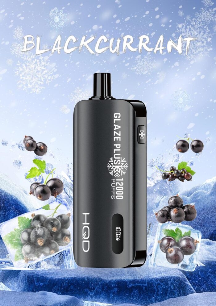 HQD Glaze Plus VAPE 12000 PUFFS BLACKCURRANT