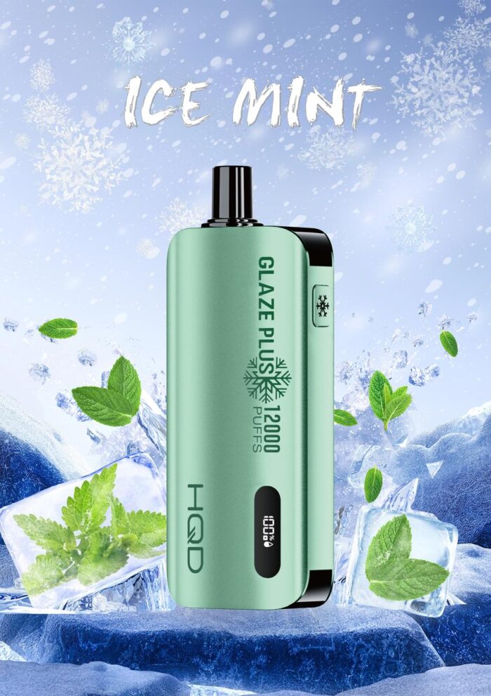 HQD Glaze Plus VAPE 12000 PUFFS ICE MINT