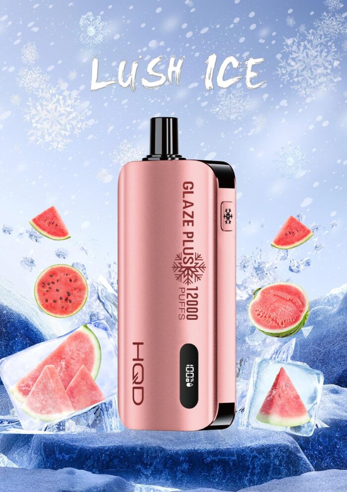 HQD Glaze Plus VAPE 12000 PUFFS LUSH ICE