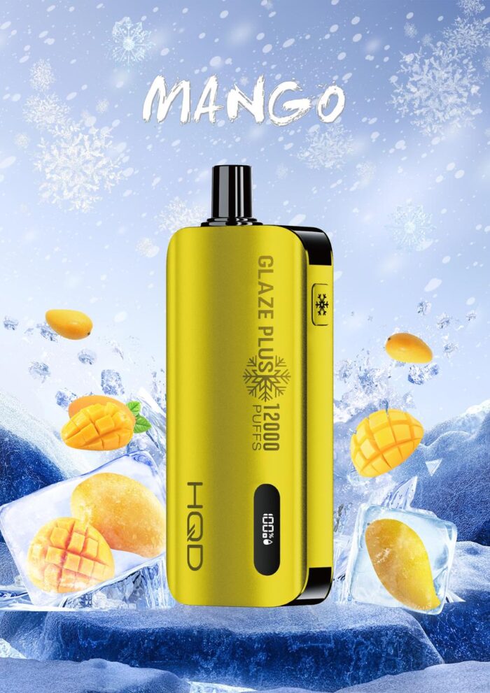 HQD Glaze Plus VAPE 12000 PUFFS MANGO