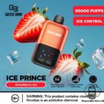 Geek Bar Ice Prince Upto 50000 Puffs 50mg Nicotine Disposable Strawberry Ice