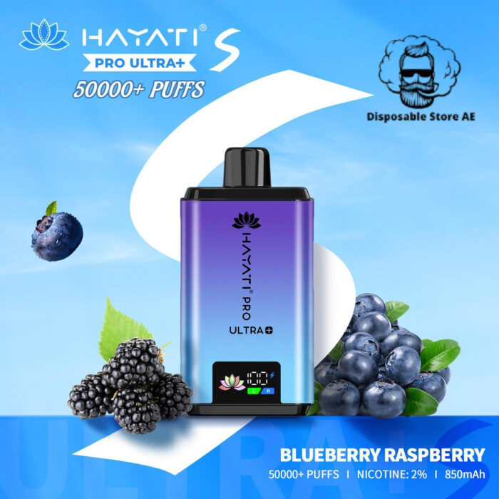 Hayati-Pro-Ultra-Plus-50000-Puffs-Disposable-Vape-Blueberry-Raspberry
