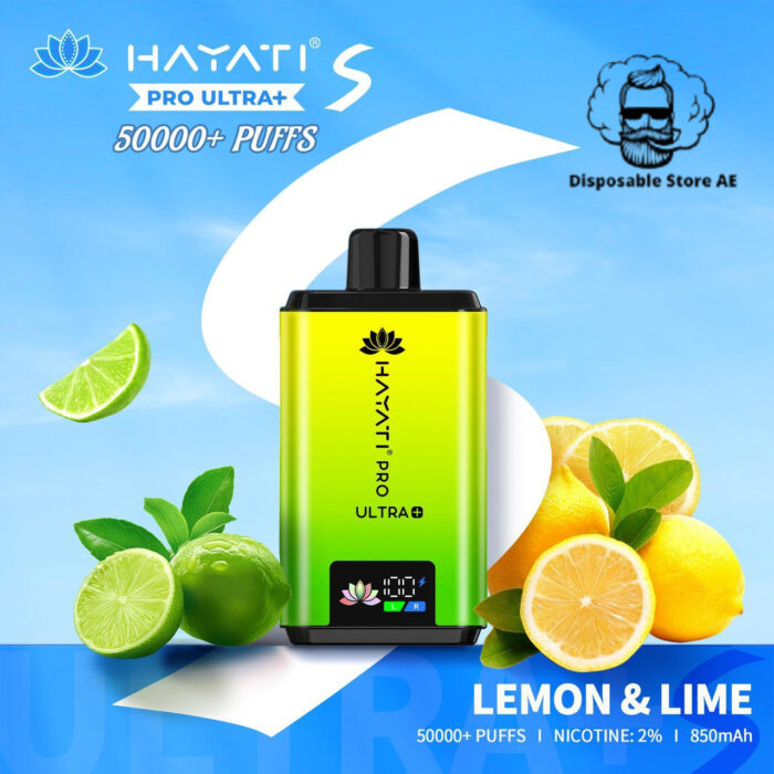 Hayati-Pro-Ultra-Plus-50000-Puffs-Disposable-Vape-Lemon-Lime