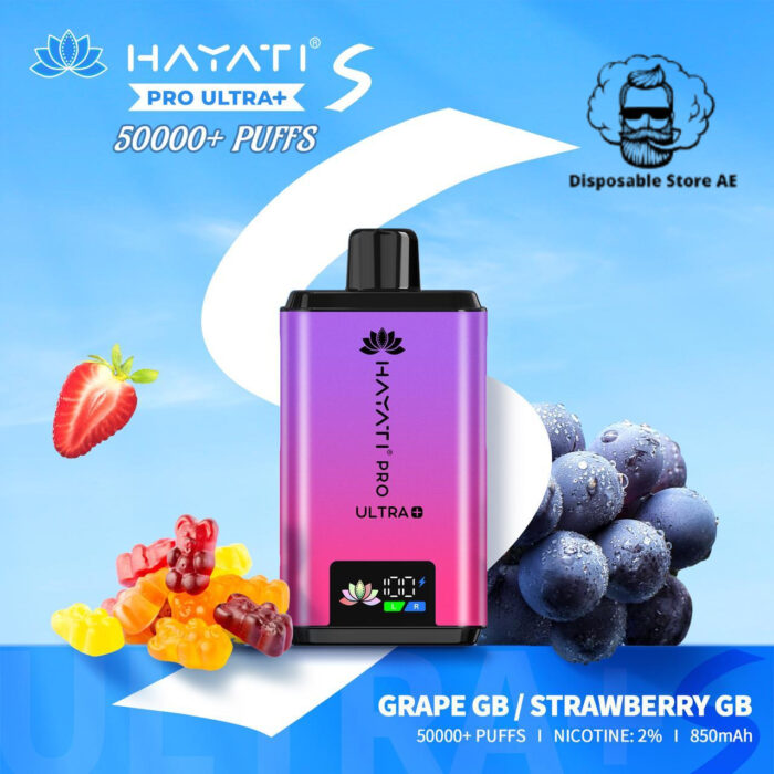 Hayati-Pro-Ultra-Plus-50000-Puffs-Disposable-Vape-Strawberry-GB