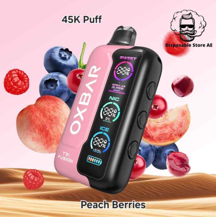 OXBAR TRI Fusion 45000 Puffs Peach Berries