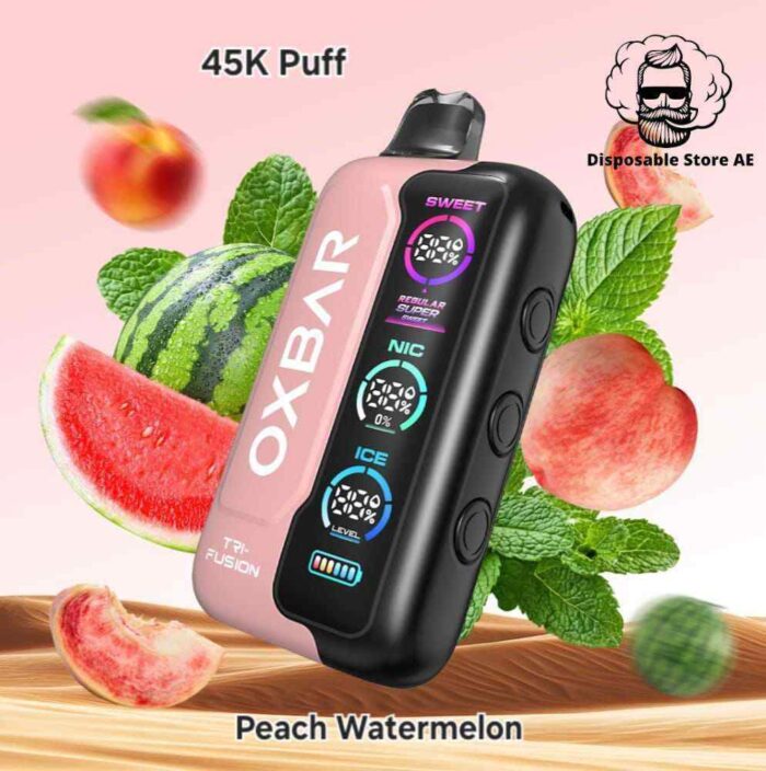 OXBAR TRI Fusion 45000 Puffs Peach Watermelon