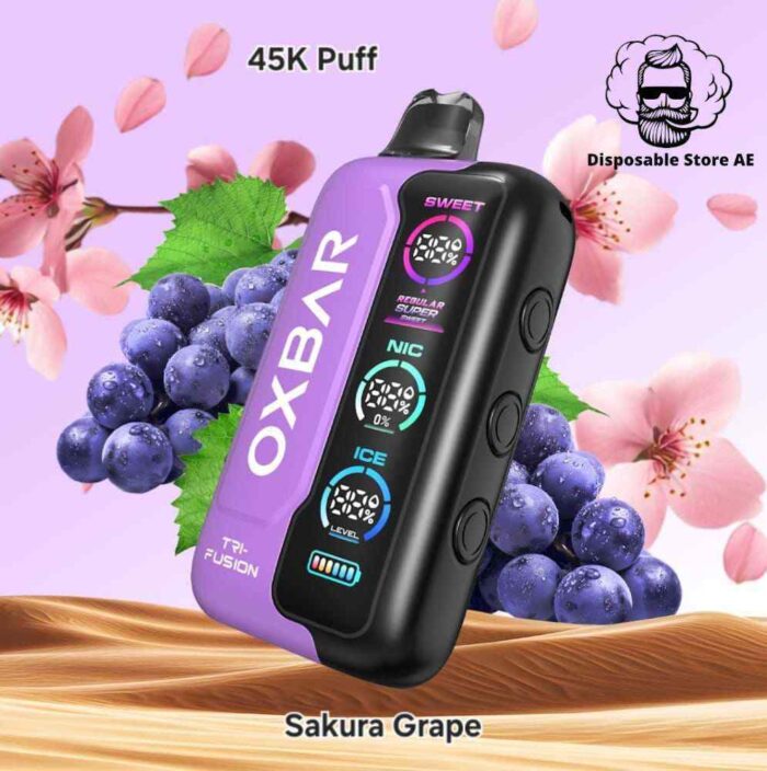 OXBAR TRI Fusion 45000 Puffs Sakura Grape