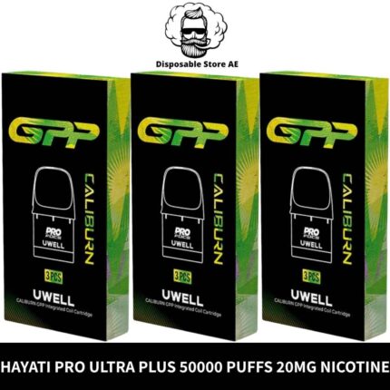Uwell Caliburn G3G4G4 mini compatible Gpp 3ml pod cartridge