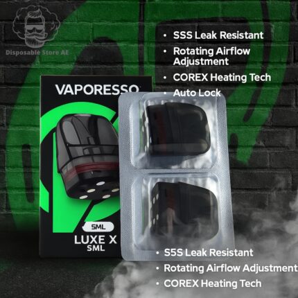 Vaporesso Luxe X Series Pods Cartridge 5ml In Dubai
