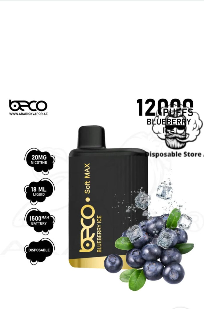 Beco Soft Max 12000 Puffs 20MG Nicotine Blueberry Ice