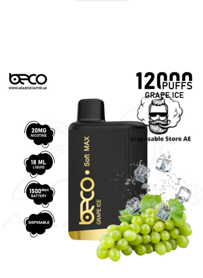 Beco Soft Max 12000 Puffs 20MG Nicotine Grape Ice