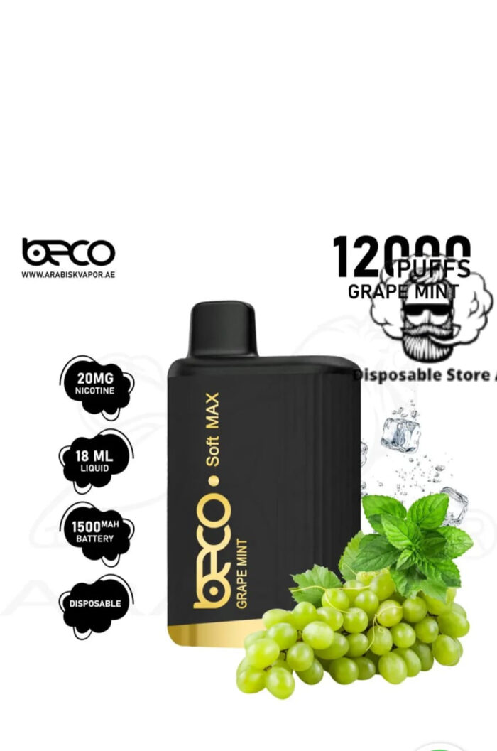 Beco Soft Max 12000 Puffs 20MG Nicotine Grape Mint