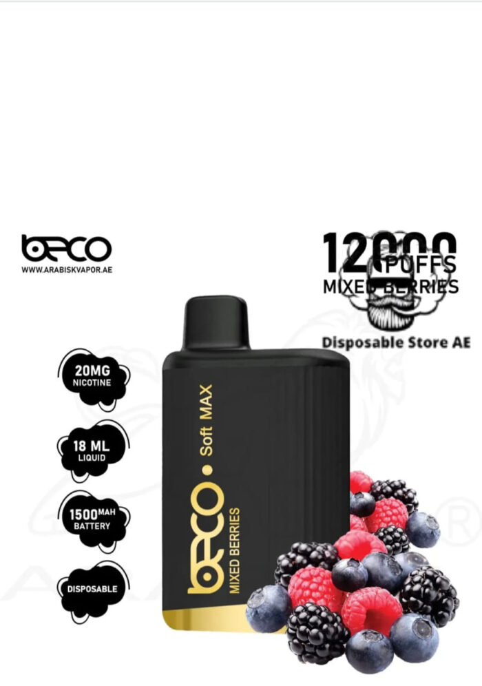 Beco Soft Max 12000 Puffs 20MG Nicotine Mixed Berries
