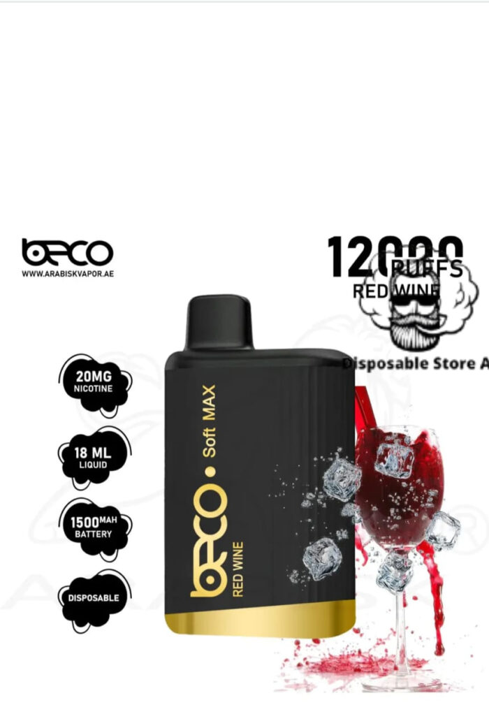 Beco Soft Max 12000 Puffs 20MG Nicotine Red Wine