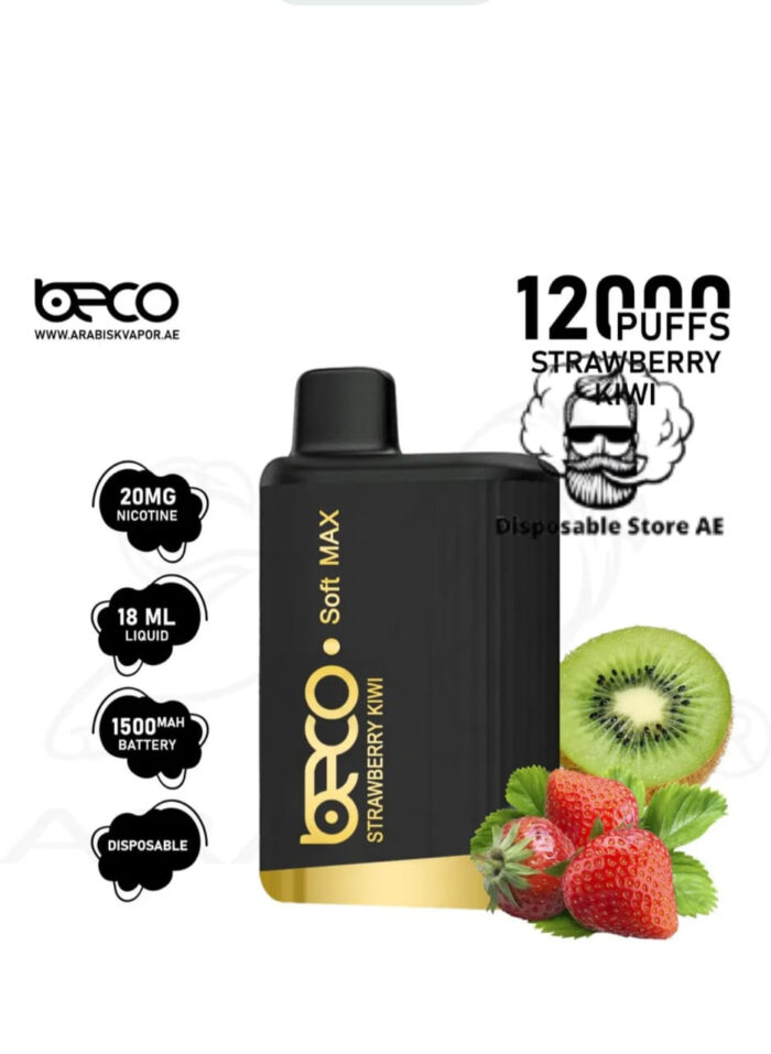 Beco Soft Max 12000 Puffs 20MG Nicotine Strawberry Kiwi