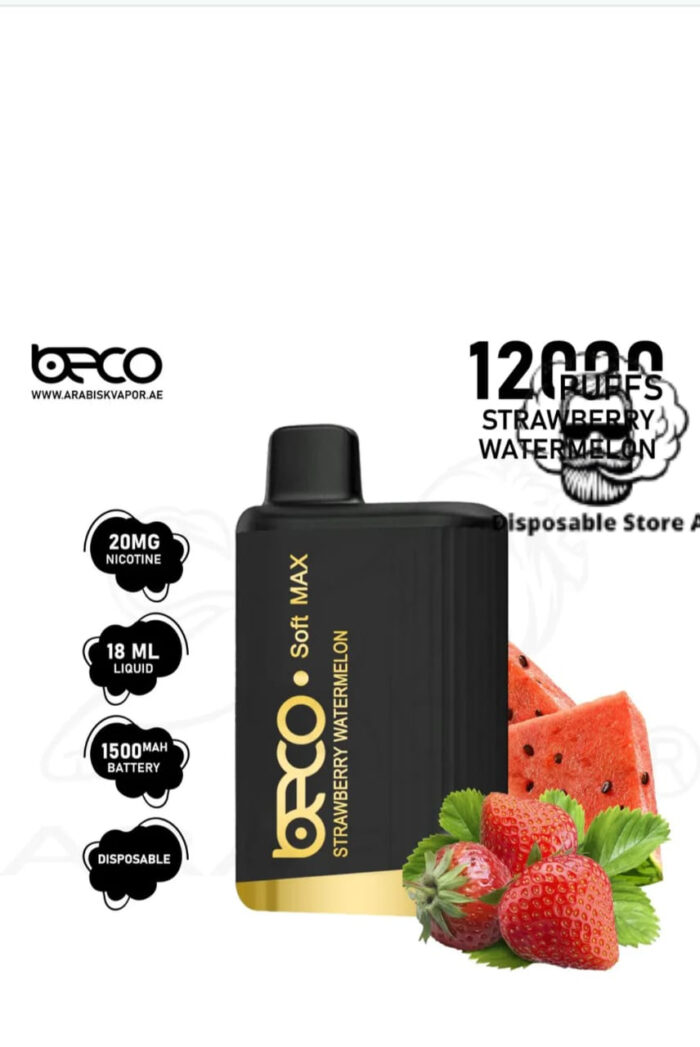 Beco Soft Max 12000 Puffs 20MG Nicotine Strawberry Watermelon