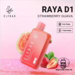 ELFBAR Raya D1 13000 Puffs 50mg Nicotine Strawberry Guava
