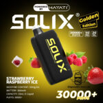 Hayati Solix 30000 Puffs 50MG Nicotine Disposable Vape Strawberry Raspberry Ice