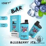 IGET Bar 3500 Puffs 50MG Nicotine Disposable Vape Blackberry Ice