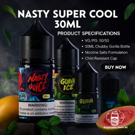 Nasty Super Cool 30ml Salt Nic E-liquids 35mg and 50mg In Dubai