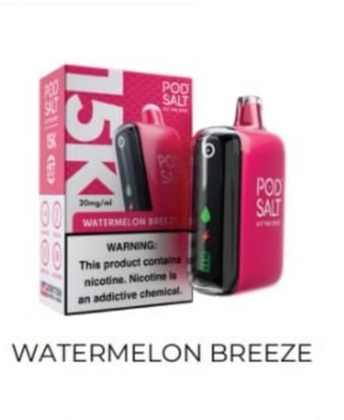 Podsalt 15000 Puffs 2% Nicotine Disposable Watermelon Breeze