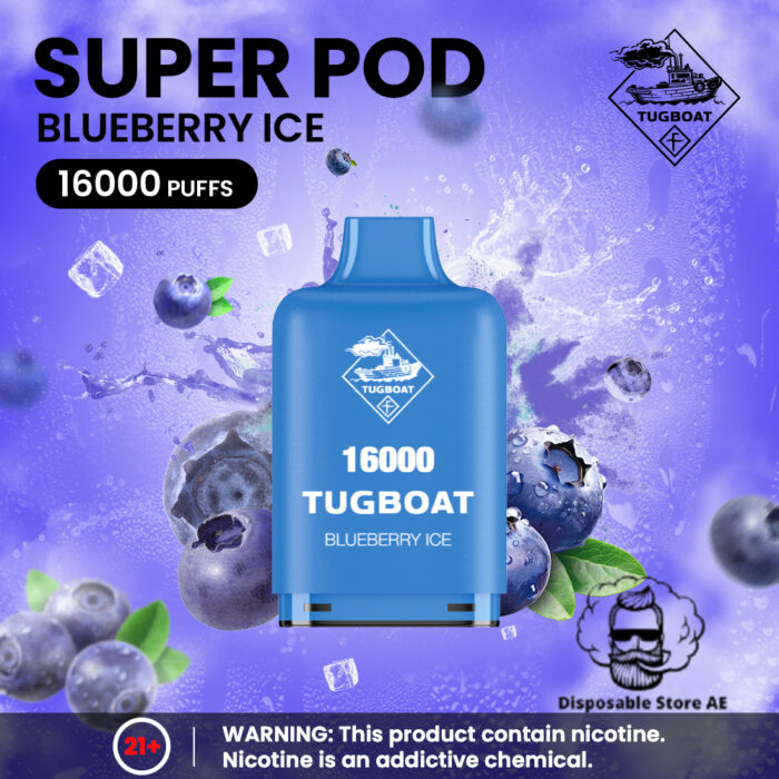 Tugboat - Blueberry - 16000 Puffs - 5_