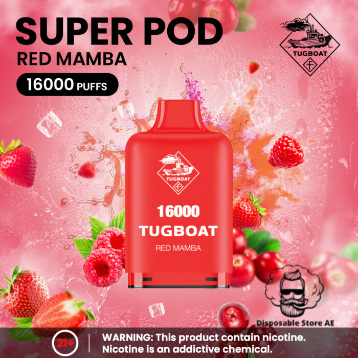Tugboat - Cherry - 16000 Puffs - 5_