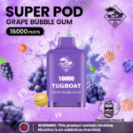 Tugboat - Grape Bubblegum - 16000 Puffs - 5_