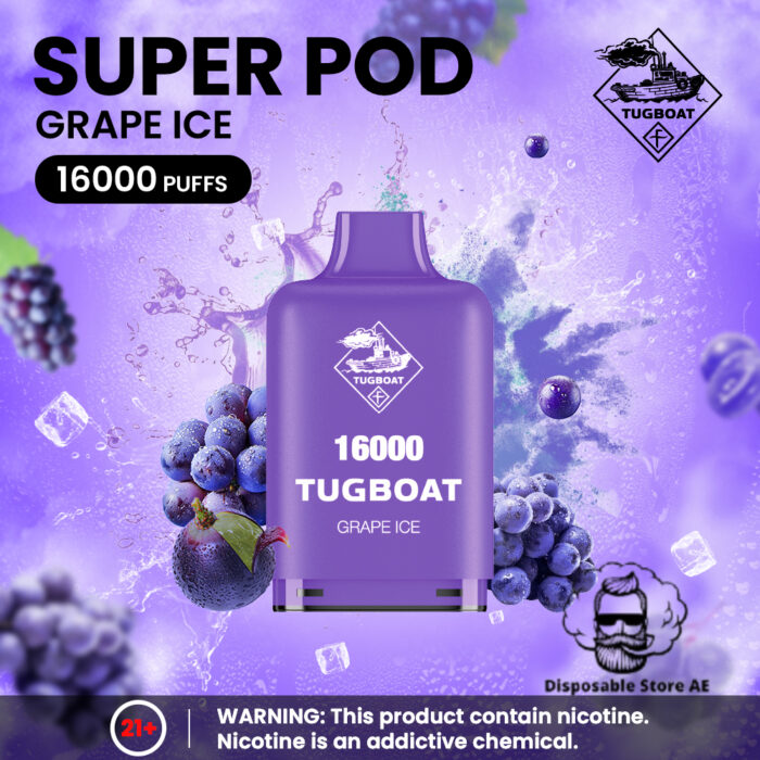 Tugboat - Grape Ice - 16000 Puffs - 5_