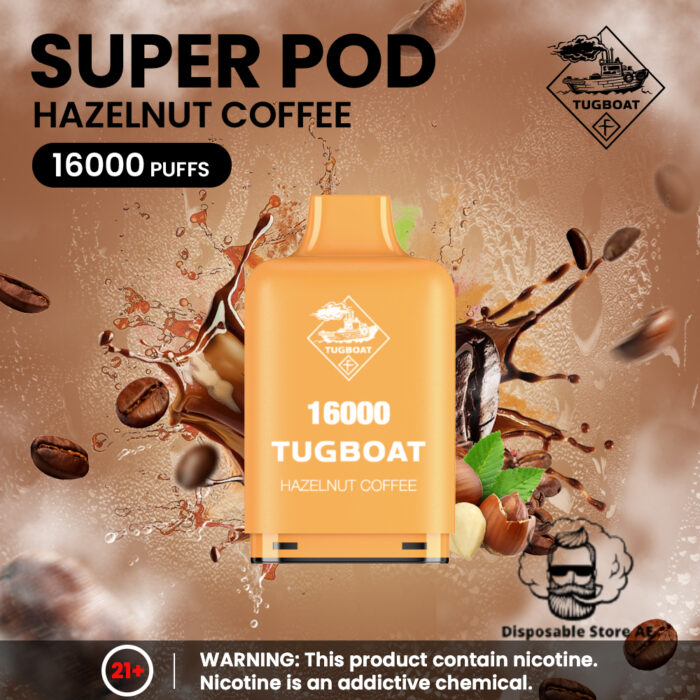 Tugboat - Hazelnut Coffee - 16000 Puffs - 5_