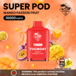 Tugboat - Mango Passionfruit - 16000 Puffs - 5_