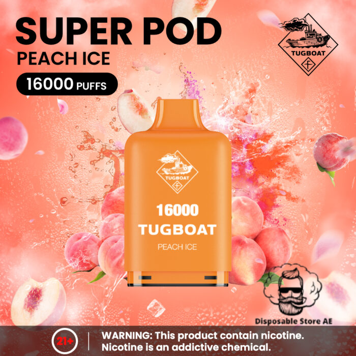 Tugboat - Peach - 16000 Puffs - 5_