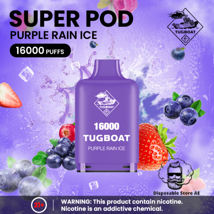 Tugboat - Purple Rain - 16000 Puffs - 5_
