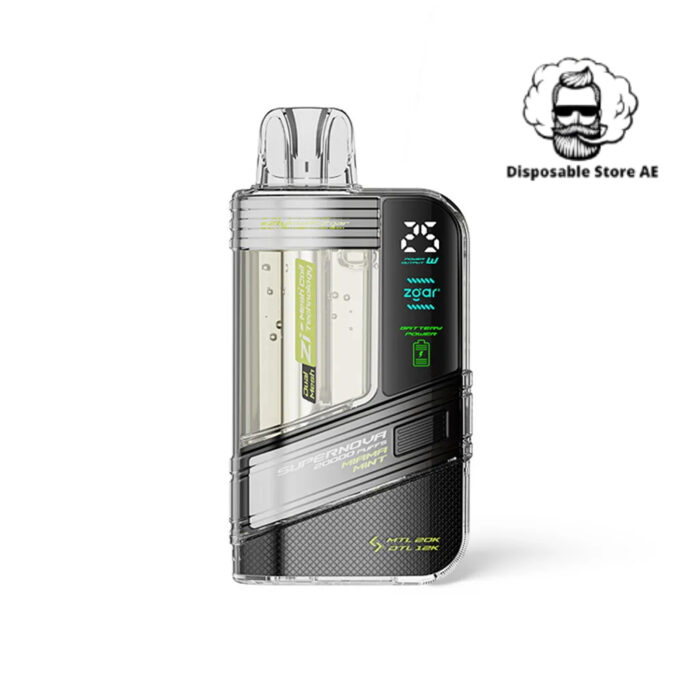 Zgar Supernova 30000 Puffs Disposable Vape 20mg Miami Mint